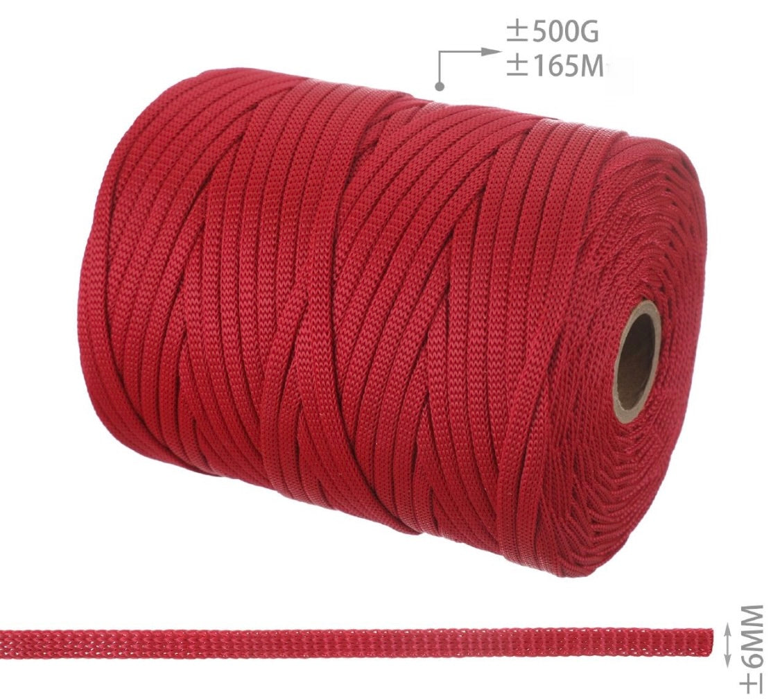FETTUCCIA PIATTA PER BORSE 6mm