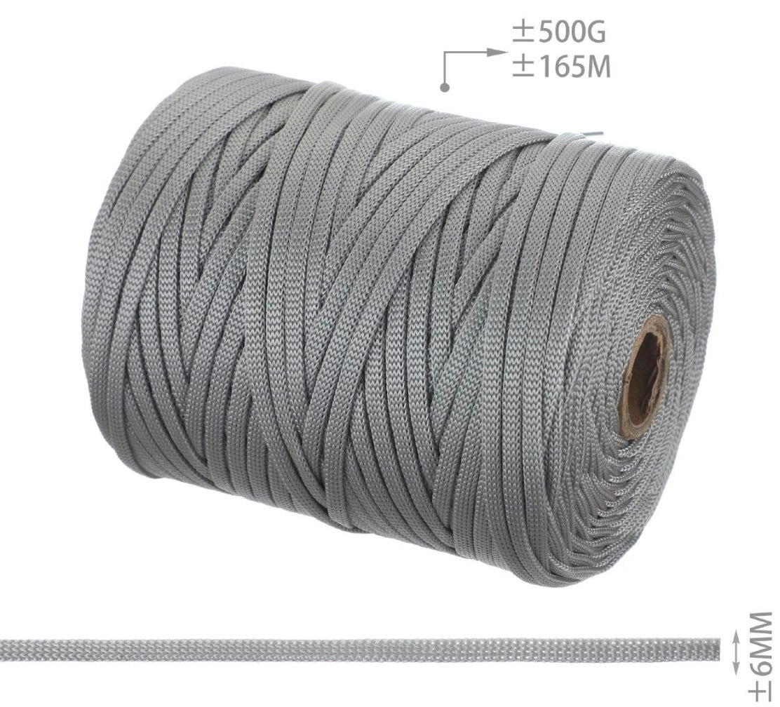 FETTUCCIA PIATTA PER BORSE 6mm