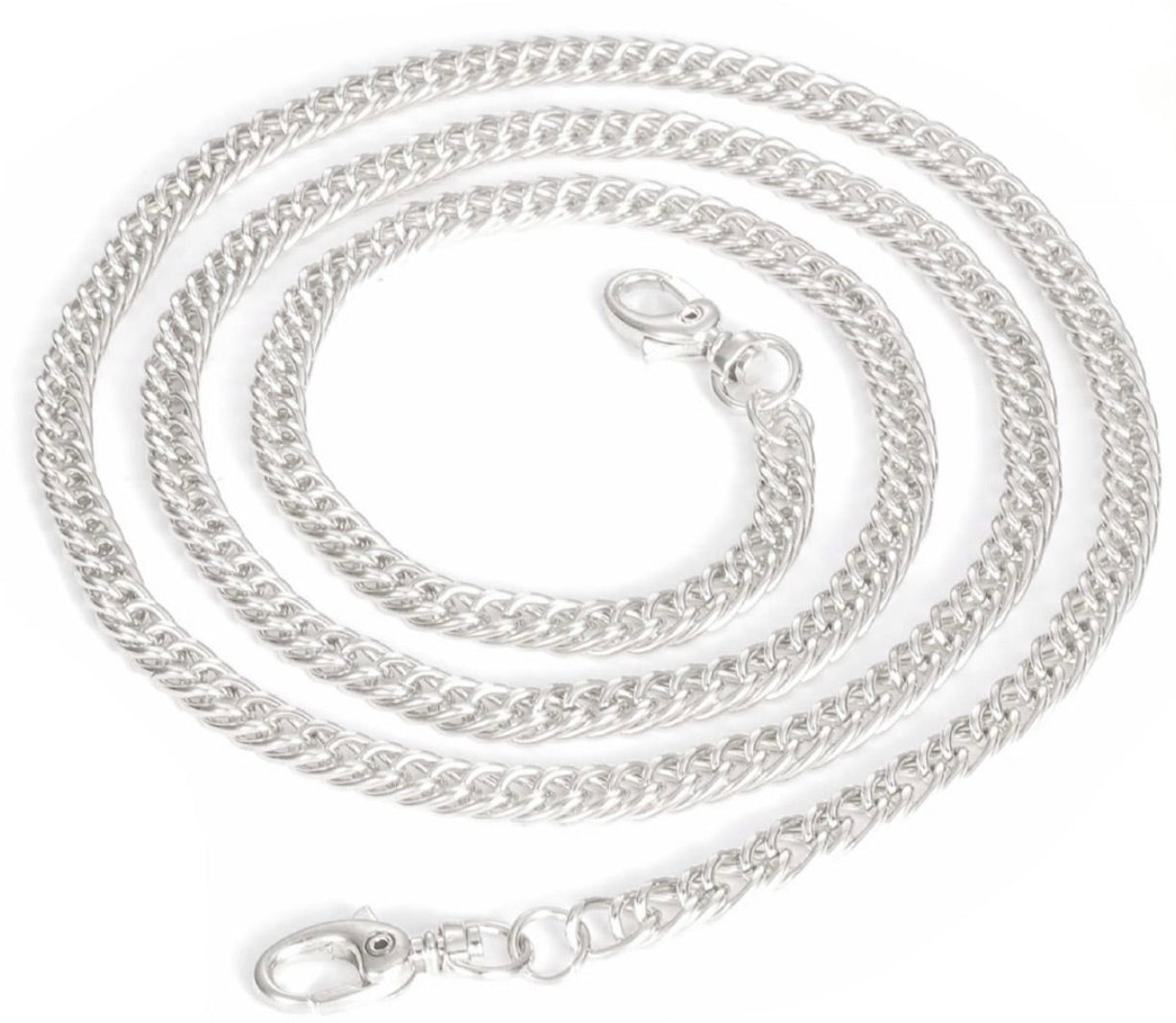 Catena per Borsa in Metallo 120 cm – Tracolla Elegante per Borse Handmade in Diverse Varianti