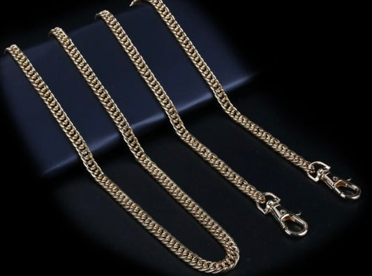 Catena per Borsa Oro 120 cm – Tracolla Metallica Maglia Stretta Elegante 08710