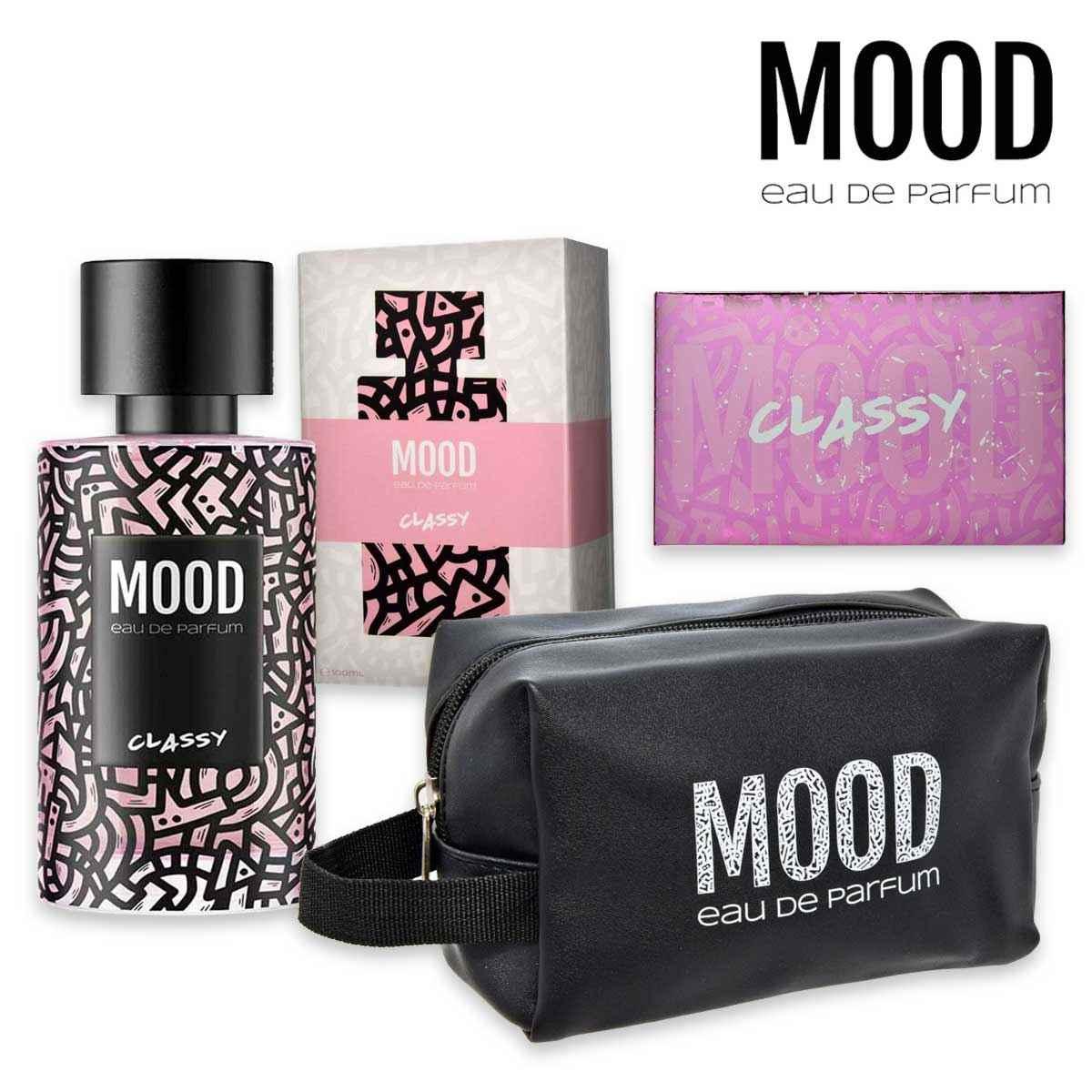 Mood coffret classy edp 100 ml + pochette