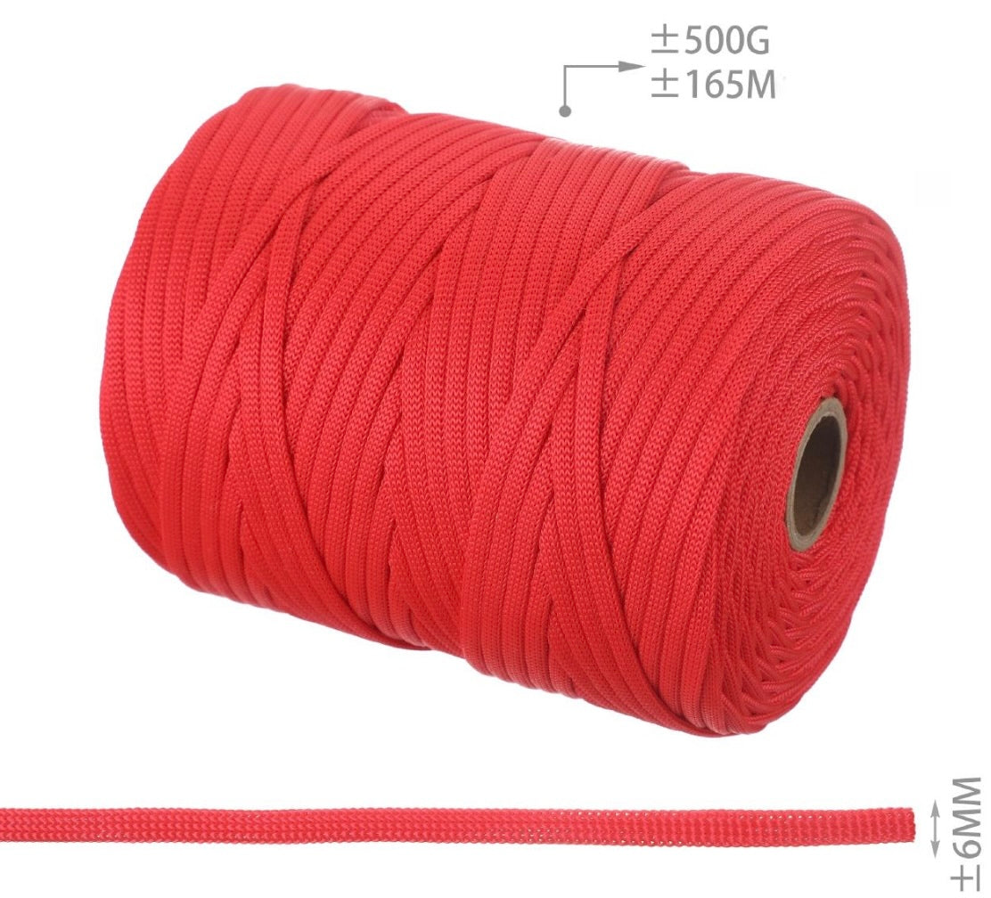 FETTUCCIA PIATTA PER BORSE 6mm