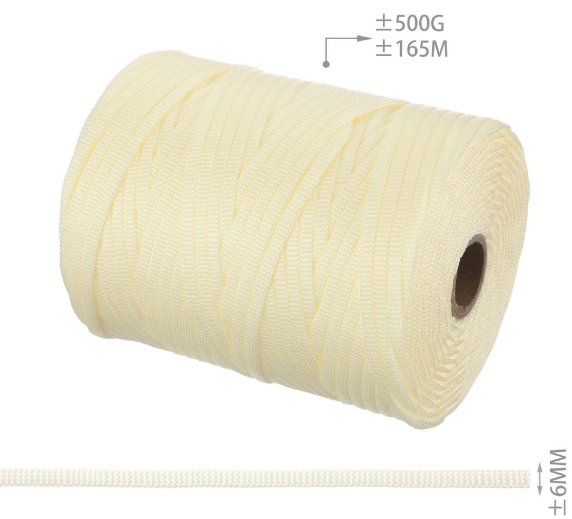 FETTUCCIA PIATTA PER BORSE 6mm