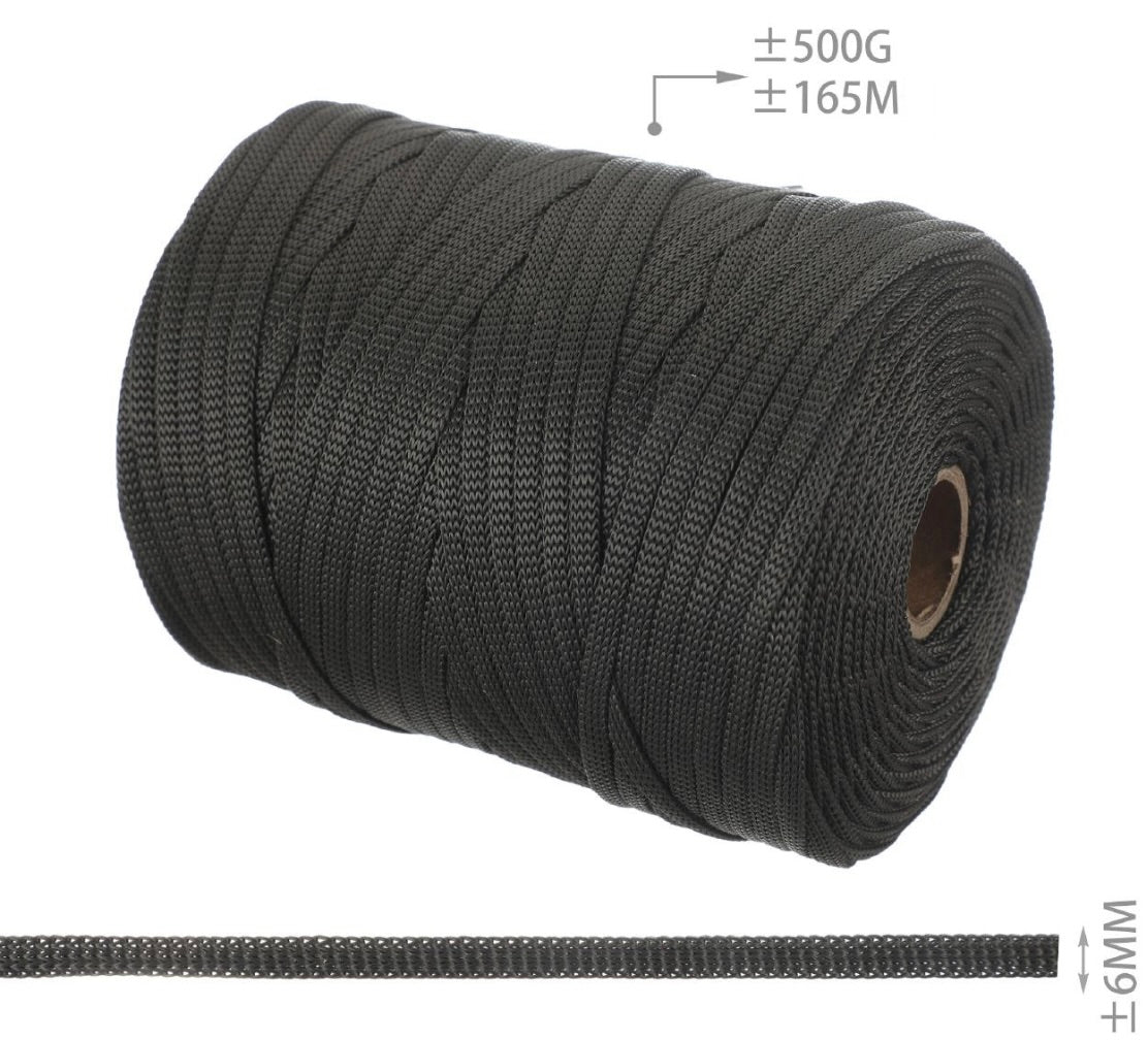 FETTUCCIA PIATTA PER BORSE 6mm