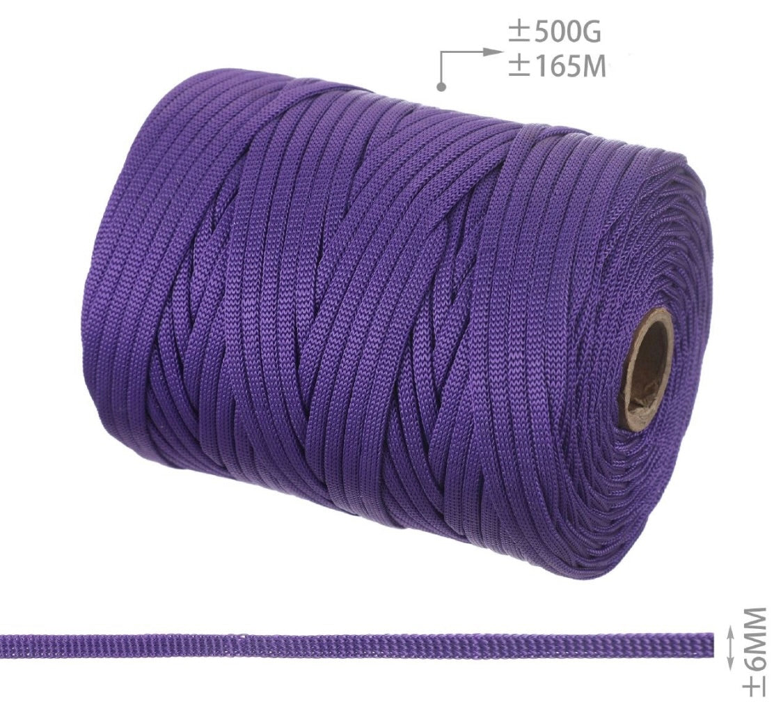 FETTUCCIA PIATTA PER BORSE 6mm
