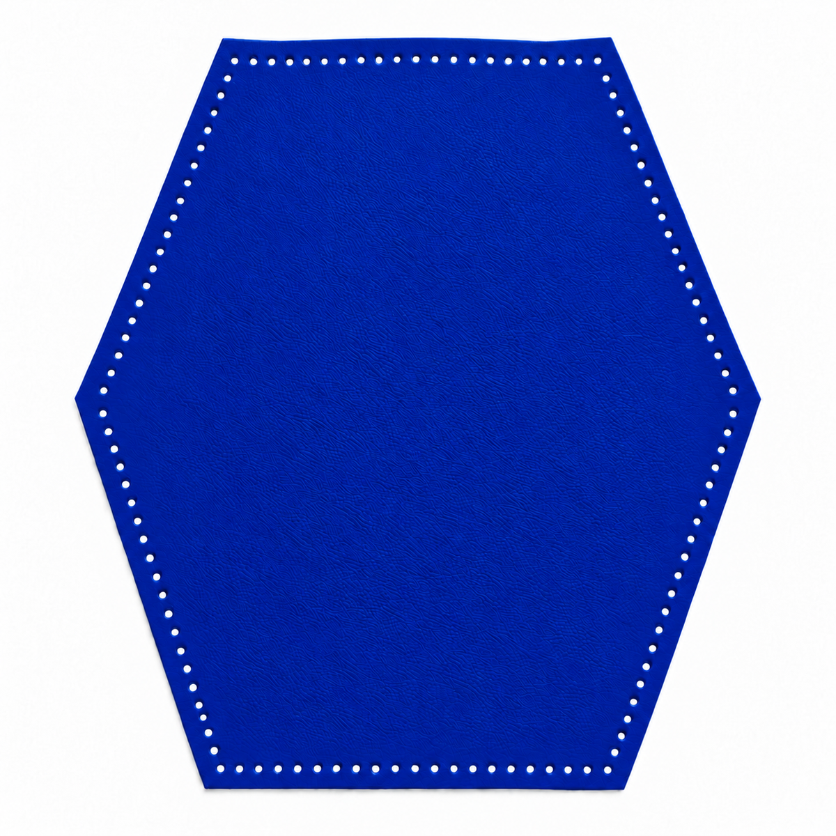 Pannello Esagonale 40 cm Preforato per Borse in Similpelle