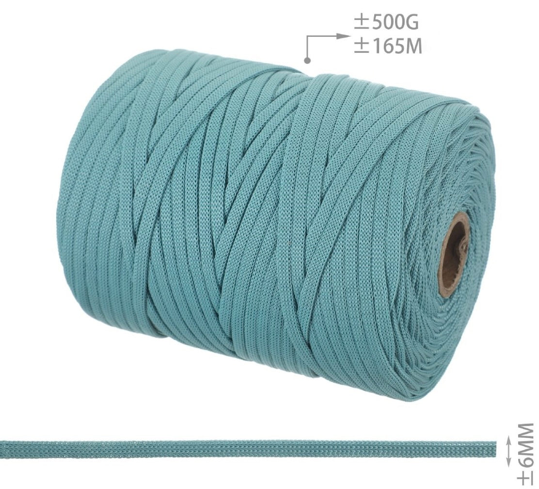 FETTUCCIA PIATTA PER BORSE 6mm