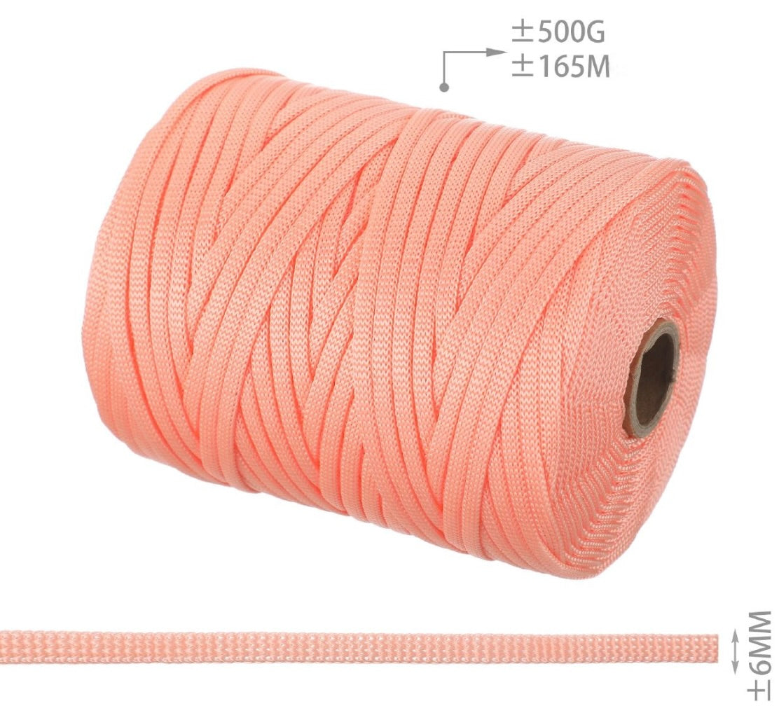 FETTUCCIA PIATTA PER BORSE 6mm
