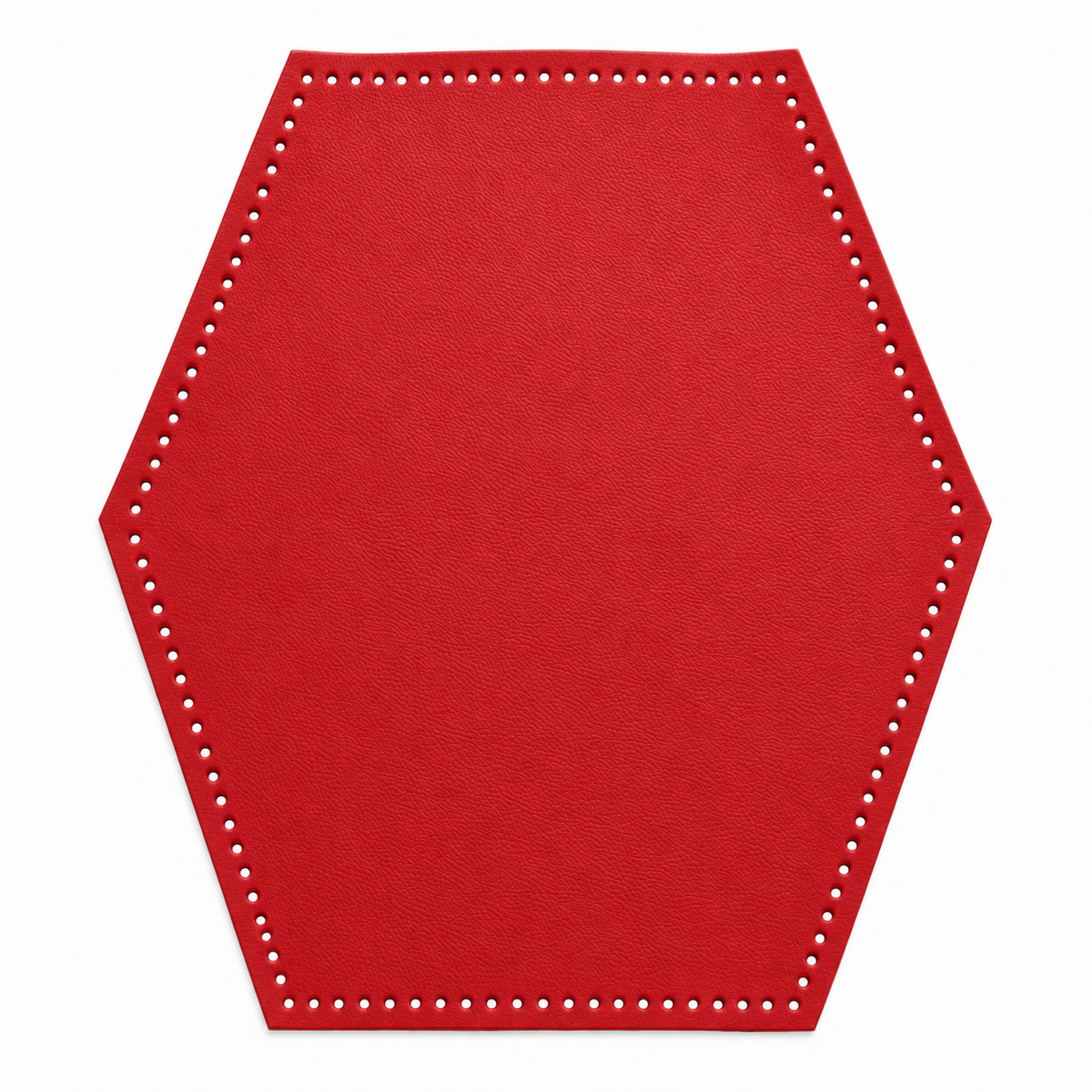 Pannello Esagonale 40 cm Preforato per Borse in Similpelle