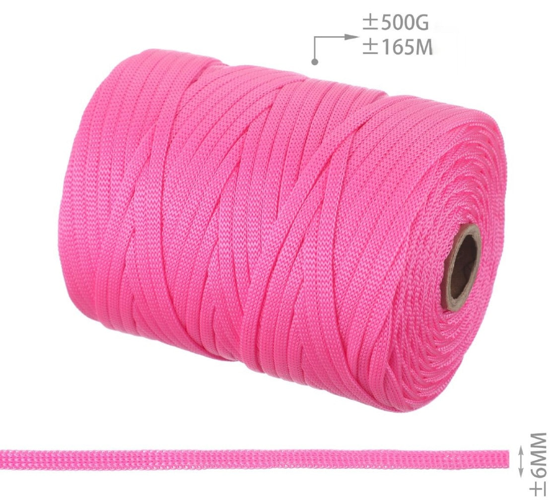 FETTUCCIA PIATTA PER BORSE 6mm
