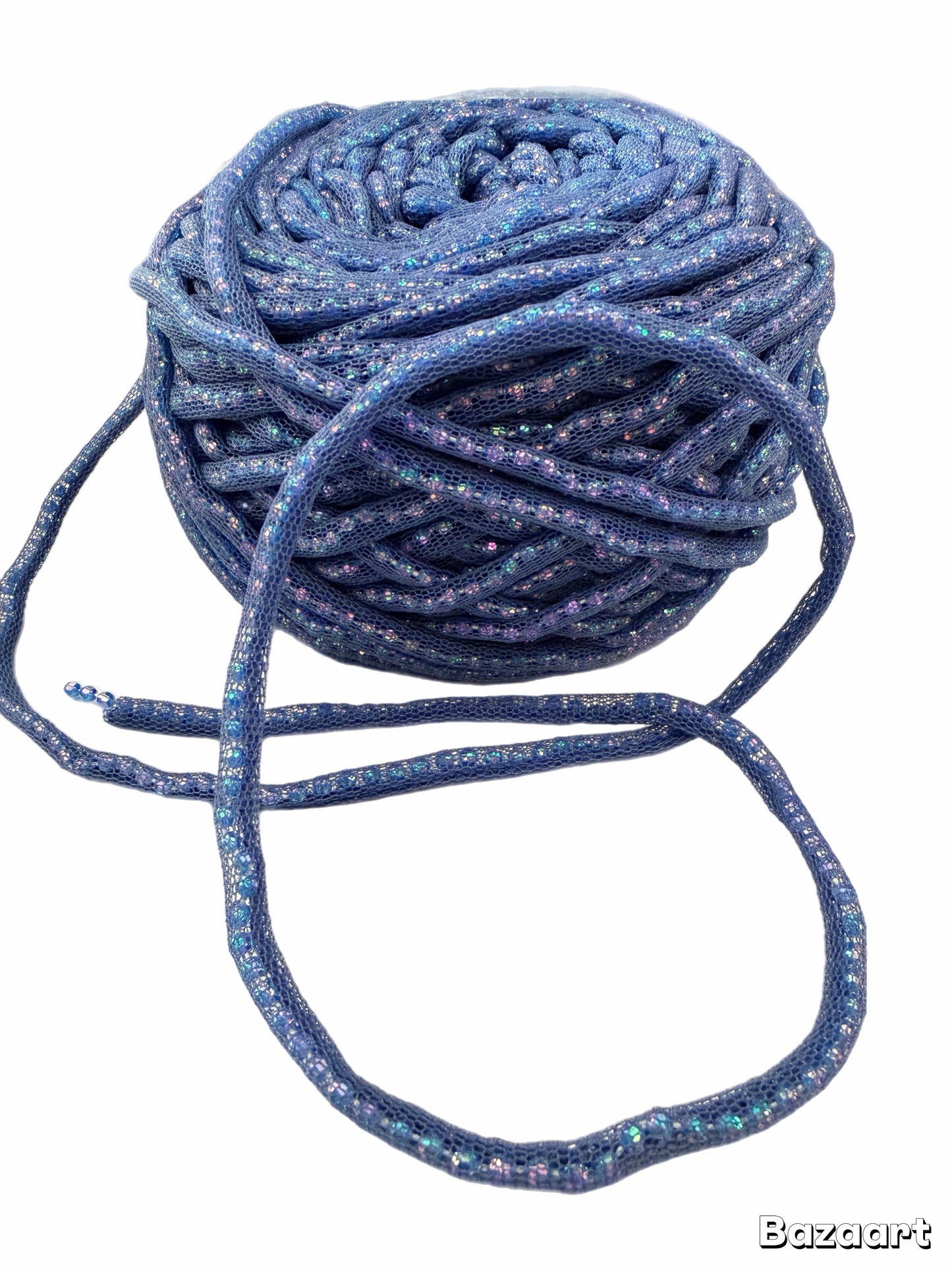 Fettuccia in Tulle con perle