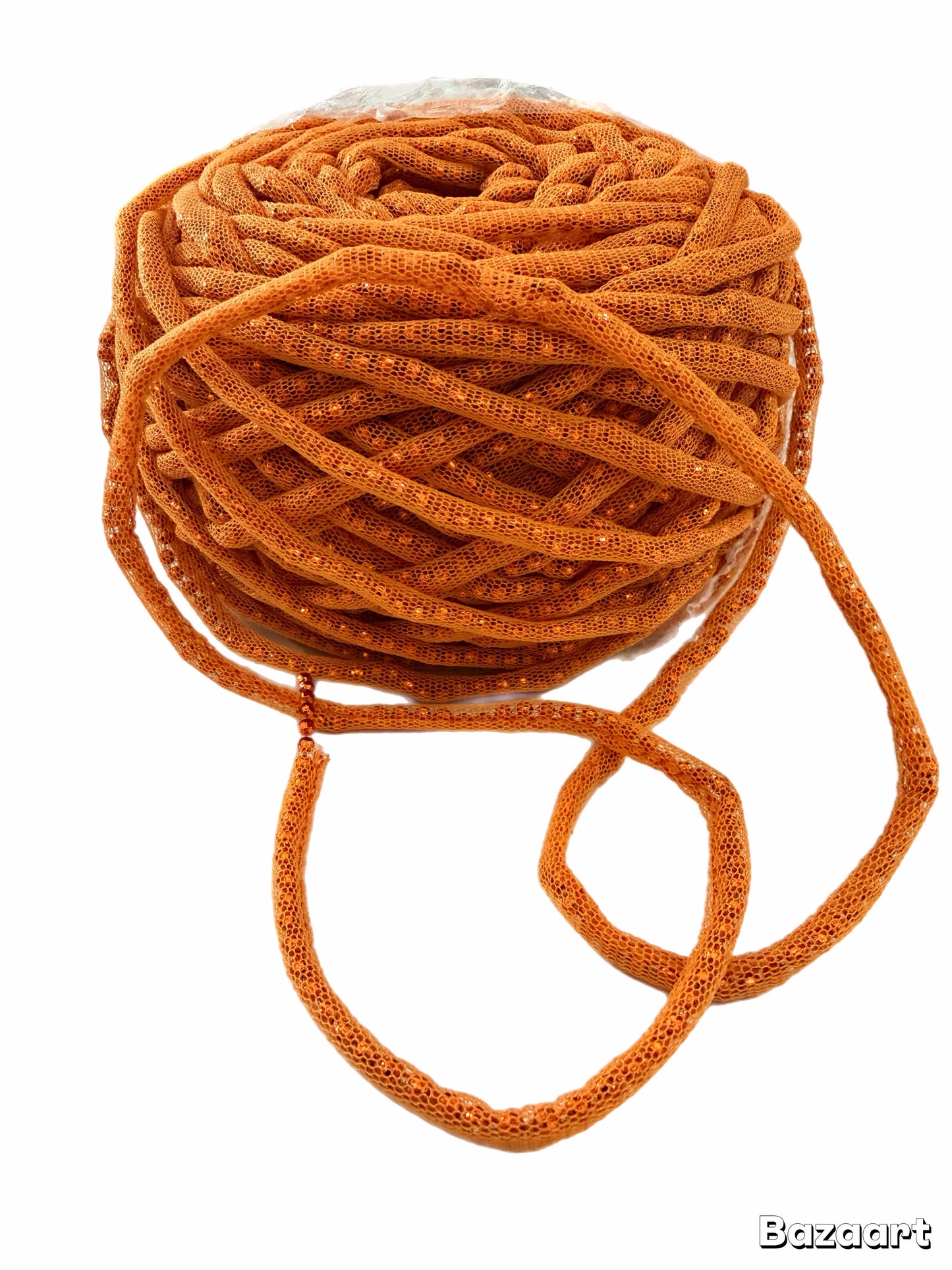 Fettuccia in Tulle con perle