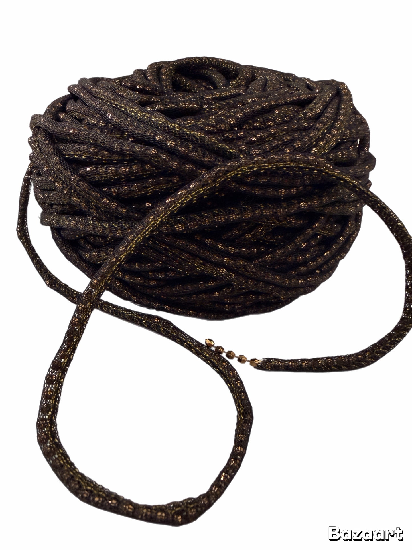 Fettuccia in Tulle con perle