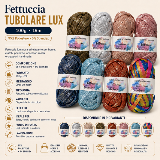 Fettuccia Tubolare Lux 100g