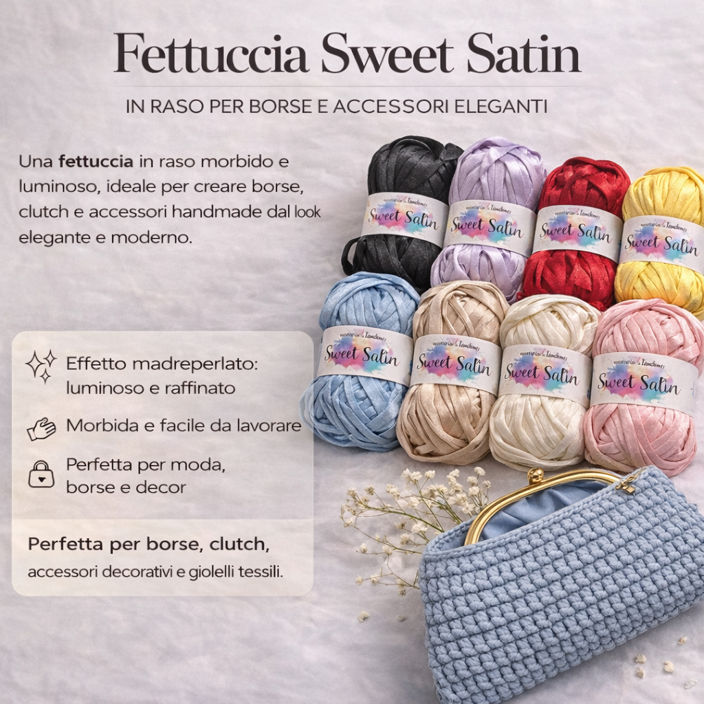 Fettuccia Sweet Satin in Raso 100g 20mt