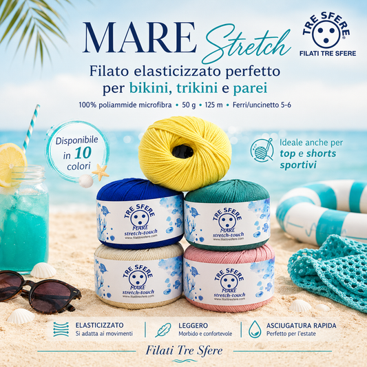 Mare stretch 100% poliammide microfibra 50 gr