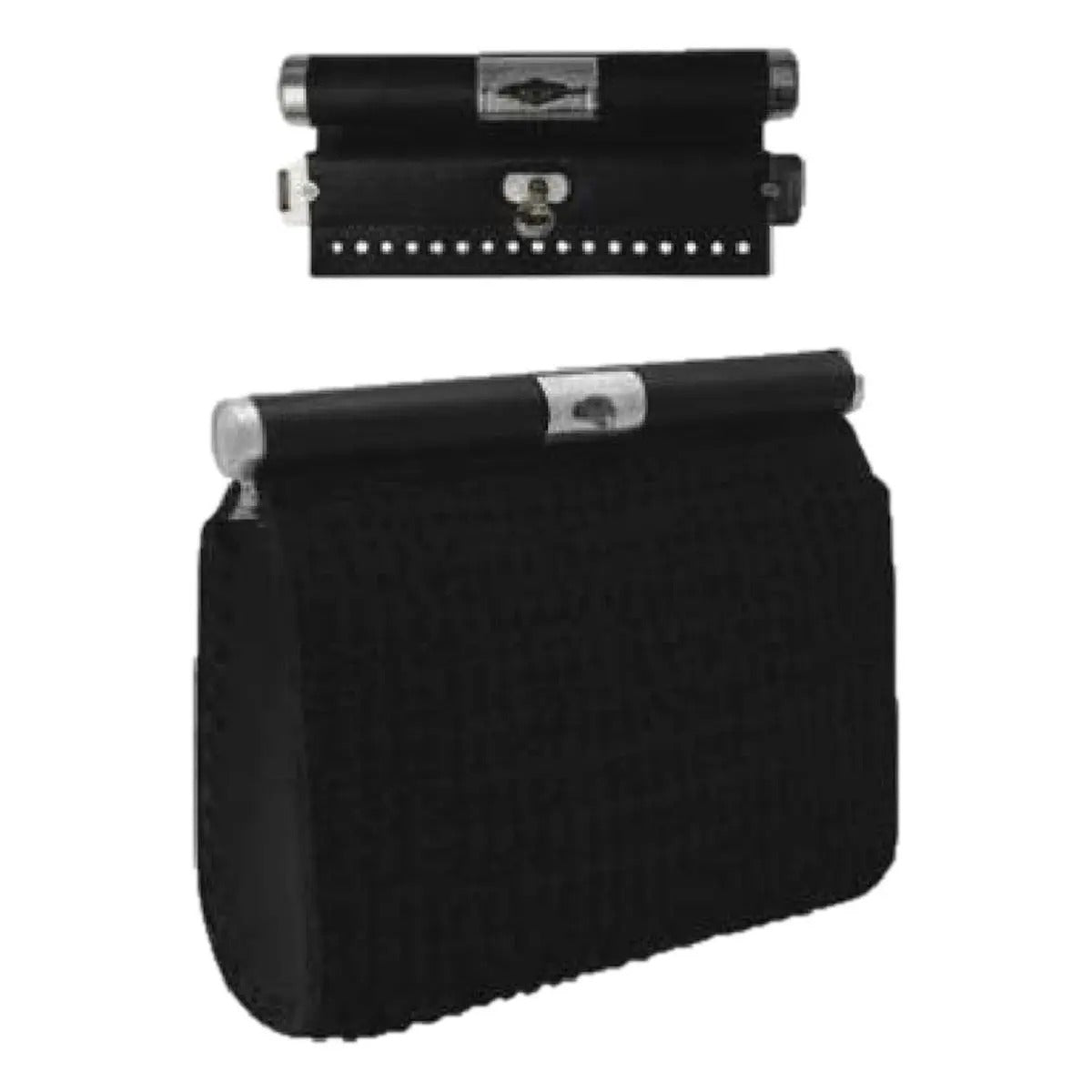 Chiusura per pochette RIVESTITA in ecopelle