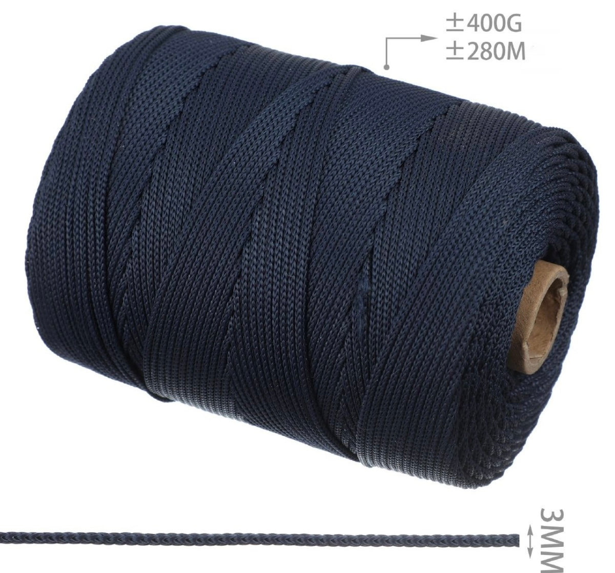 CORDÓN THAI 3mm 300M 400g grosor 3mm
