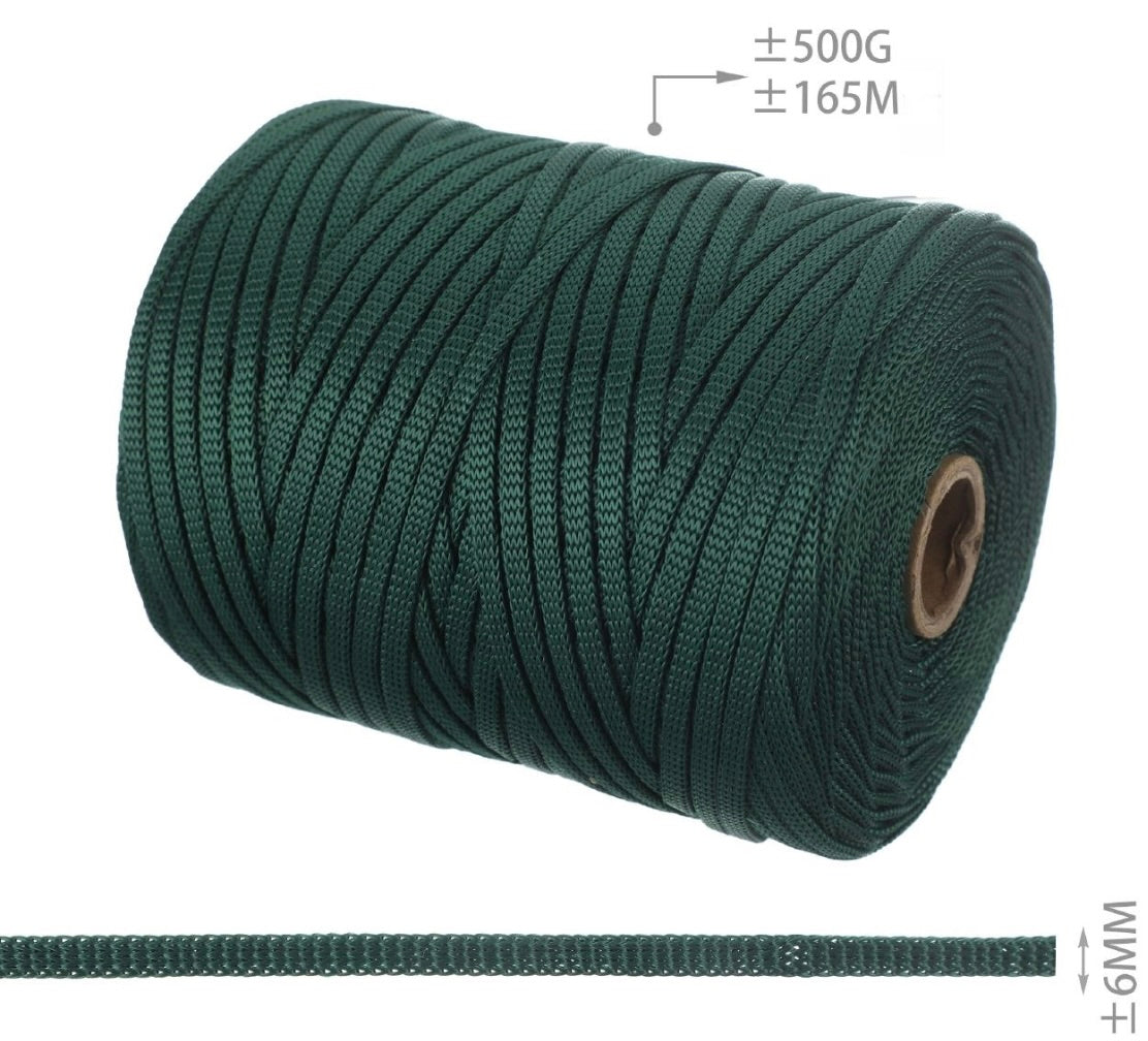 FETTUCCIA PIATTA PER BORSE 6mm