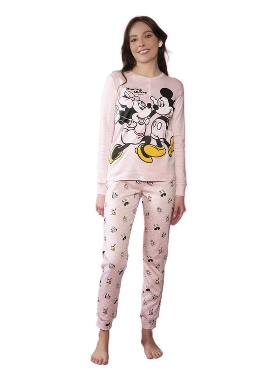 Pigiama Donna Minnie e Topolino Interlock