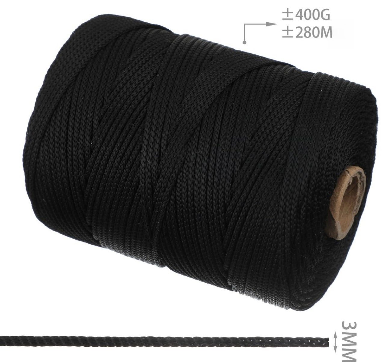 CORDÓN THAI 3mm 300M 400g grosor 3mm