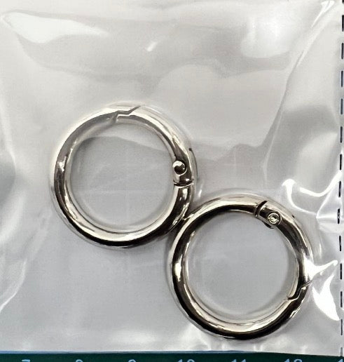 Moschettone Rotondo a Scatto – Anello Apribile per Borse e Accessori