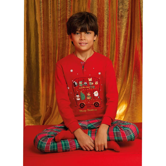 IL GRANCHIO PIGIAMA BIMBO NATALIZIO CALDO COTONE GP4142