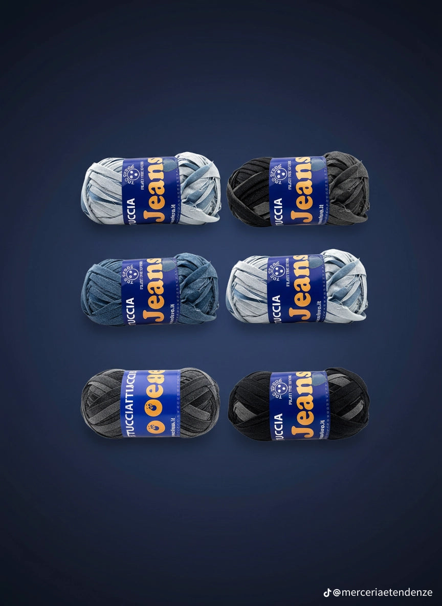 FETTUCCIA WAOO JEANS CF200gr. 40%COTONE 60%PL MICROFIBRA