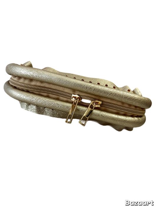 Chiusura Borsa Rettangolare con Cerniera 20x9 cm in Ecopelle