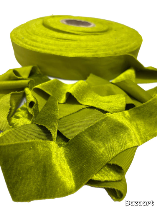 Fettuccia Velluto Lucido Verde Pistacchio 490g