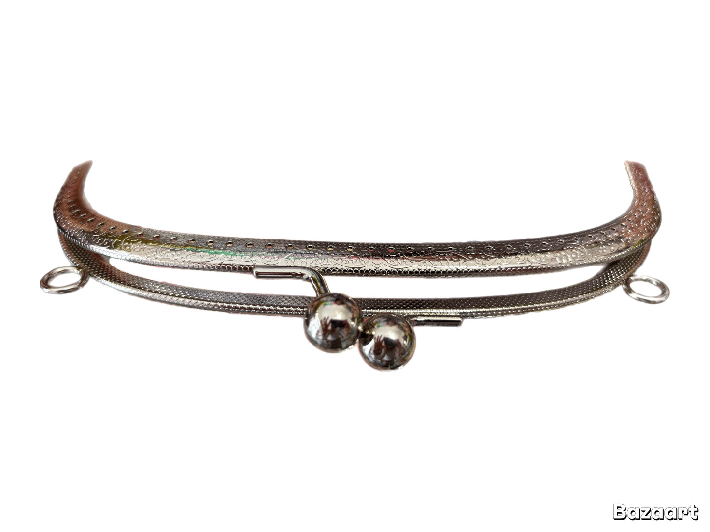 Chiusura Tonda Per Borsa Argento 22 cm