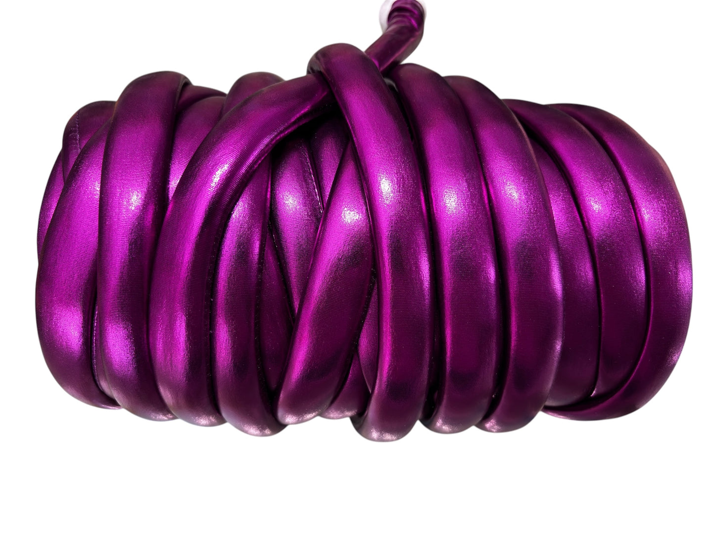 Filo Grosso Effetto Metallizzato(Marshmallow) per la creazione di borse 500g