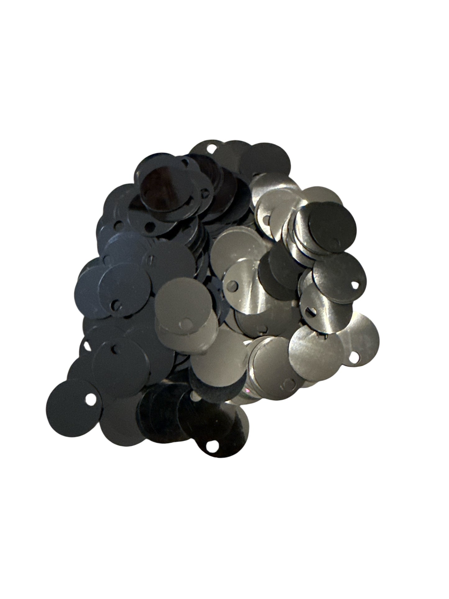 Paillettes Lisce per Borse e Creazioni - Misura ⌀ 2,5 - pacco da 20g con circa 100 pz