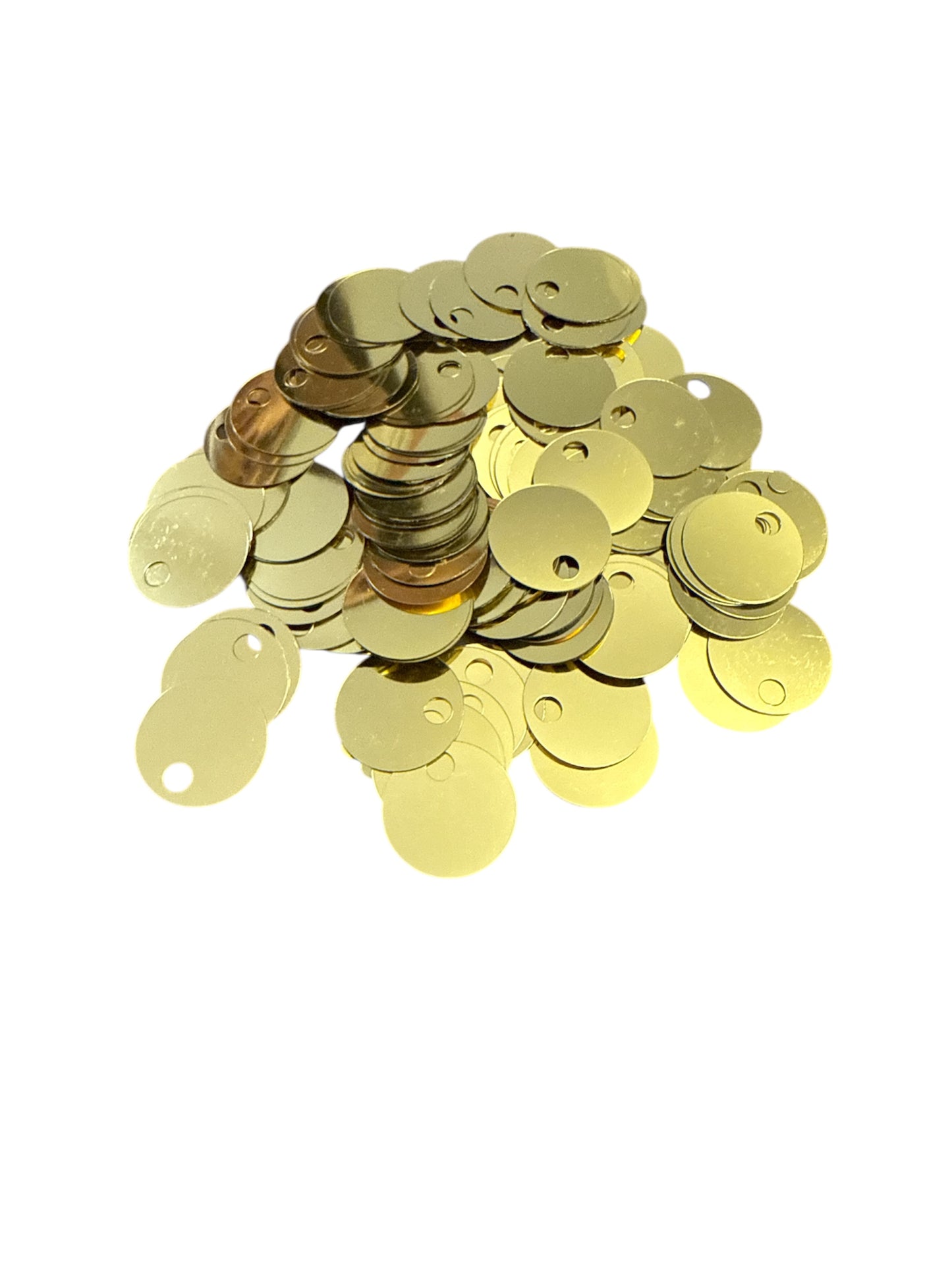 Paillettes Lisce per Borse e Creazioni - Misura ⌀ 2,5 - pacco da 20g con circa 100 pz