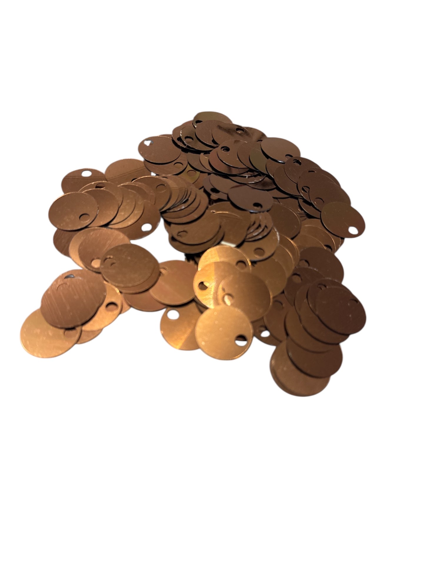 Paillettes Lisce per Borse e Creazioni - Misura ⌀ 2,5 - pacco da 20g con circa 100 pz