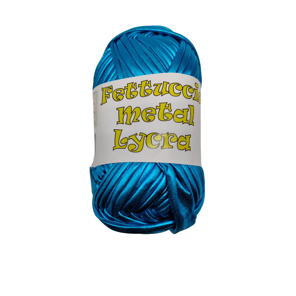 Fettuccia Colore Effetto Metallizzato Lycra