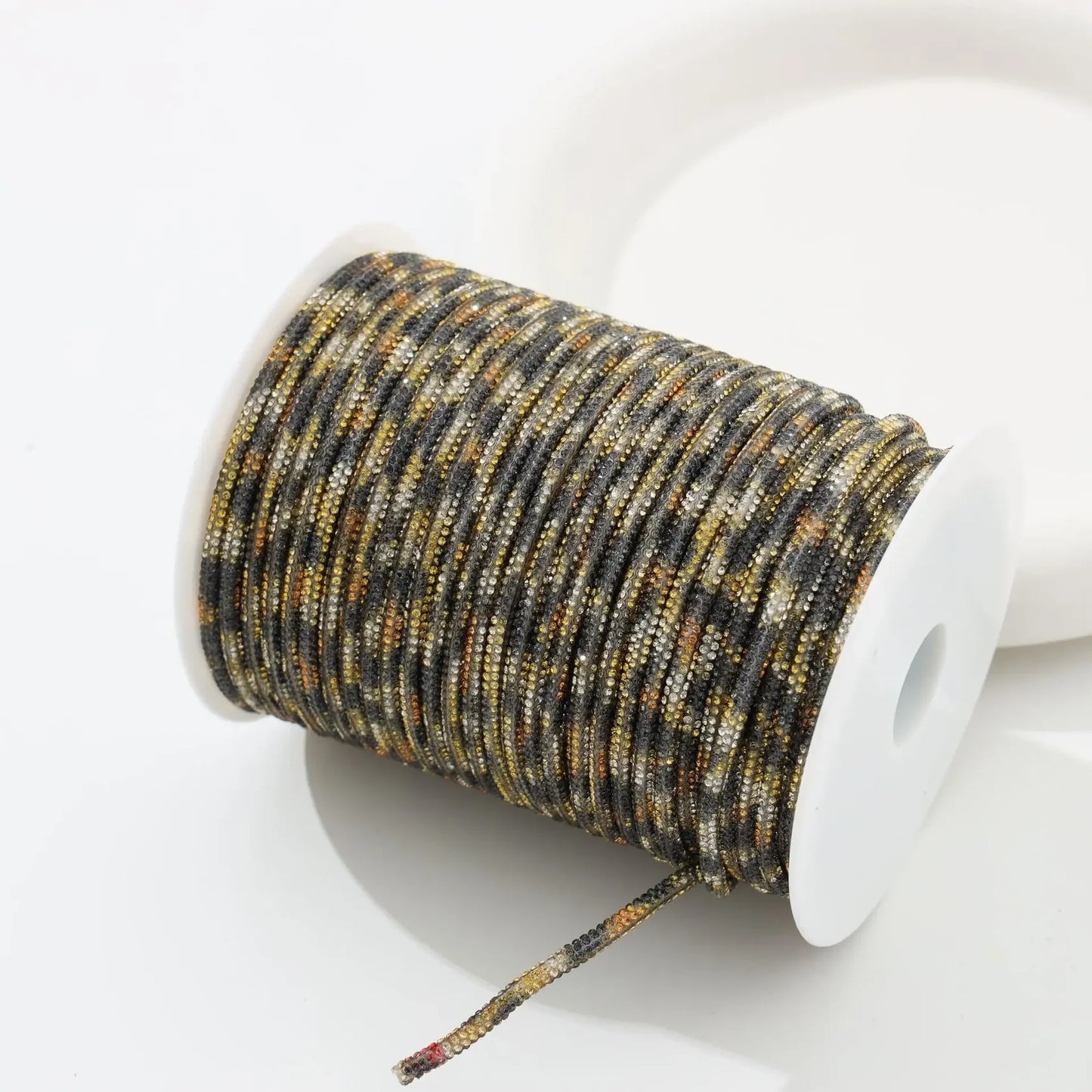 Cordino in Silicone con Strass 5 Metri