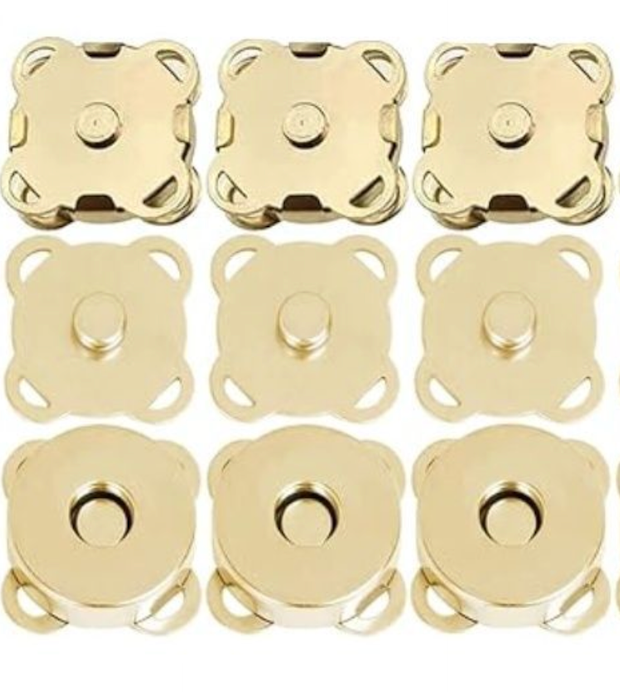 Calamita Magnetica per Borse 18 mm – Confezione da 10 Pezzi