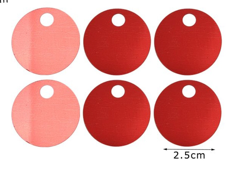 Paillettes Maxi Rotonde 2,5 cm con Foro 15GR