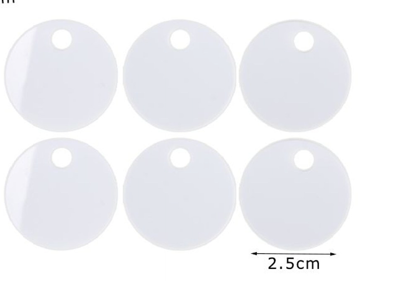 Paillettes Maxi Rotonde 2,5 cm con Foro 15GR