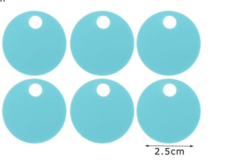 Paillettes Maxi Rotonde 2,5 cm con Foro 15GR
