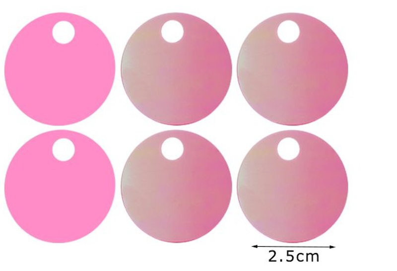 Paillettes Maxi Rotonde 2,5 cm con Foro 15GR