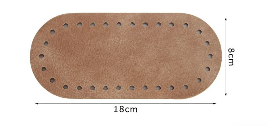 Fondo per Borse 18x8 cm Base in Ecopelle