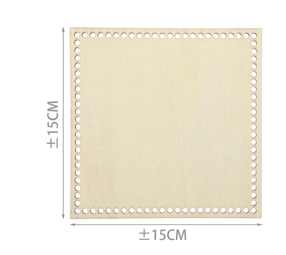 Fondo Borsa in Legno con Fori