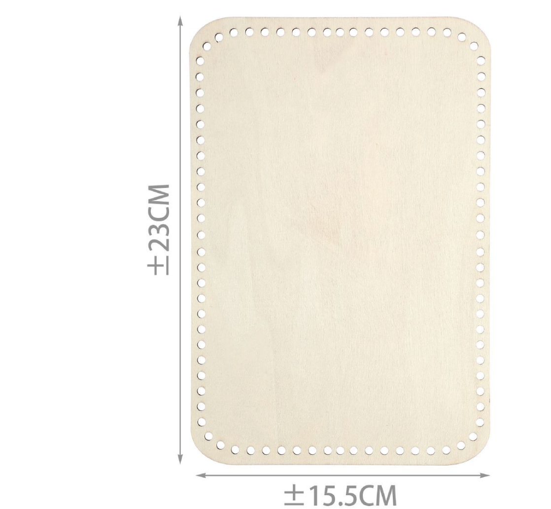 Fondo Borsa in Legno con Fori
