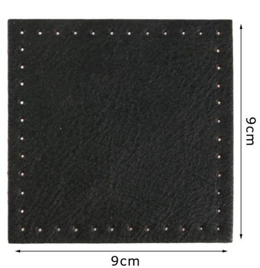 Fondo per Borse 9x9 cm Base in Ecopelle 2pz