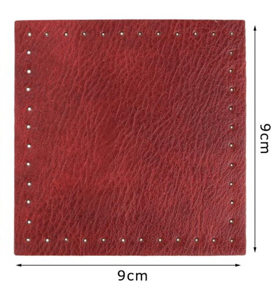 Fondo per Borse 9x9 cm Base in Ecopelle 2pz