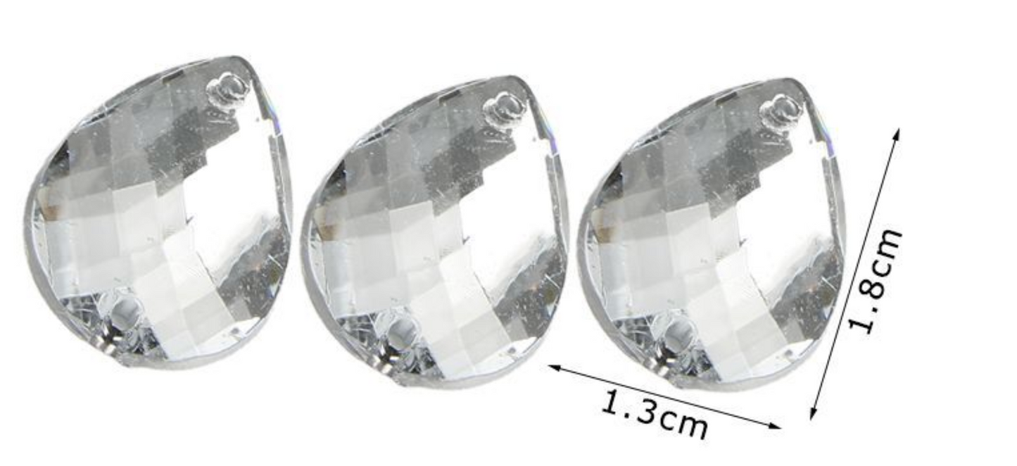 Strass Acrilici da Cucire per Borse Handmade – Cristalli Decorativi in Varie Forme e Misure