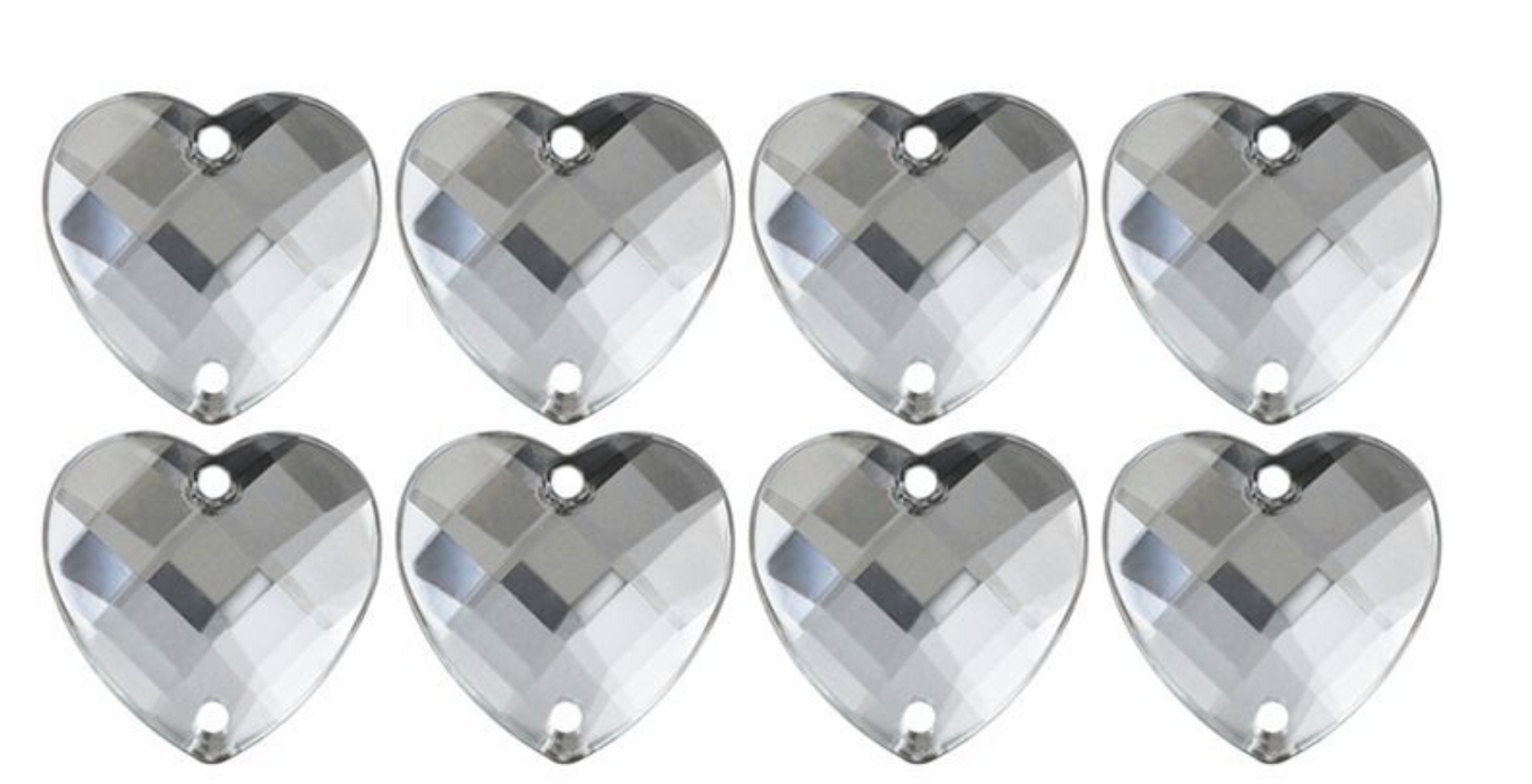 Strass Acrilici da Cucire per Borse Handmade – Cristalli Decorativi in Varie Forme e Misure