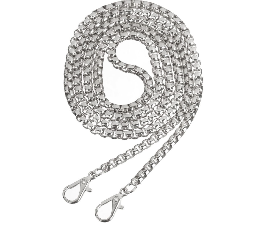Catena per Borsa in Metallo 120 cm – Tracolla Elegante per Borse Handmade in Diverse Varianti
